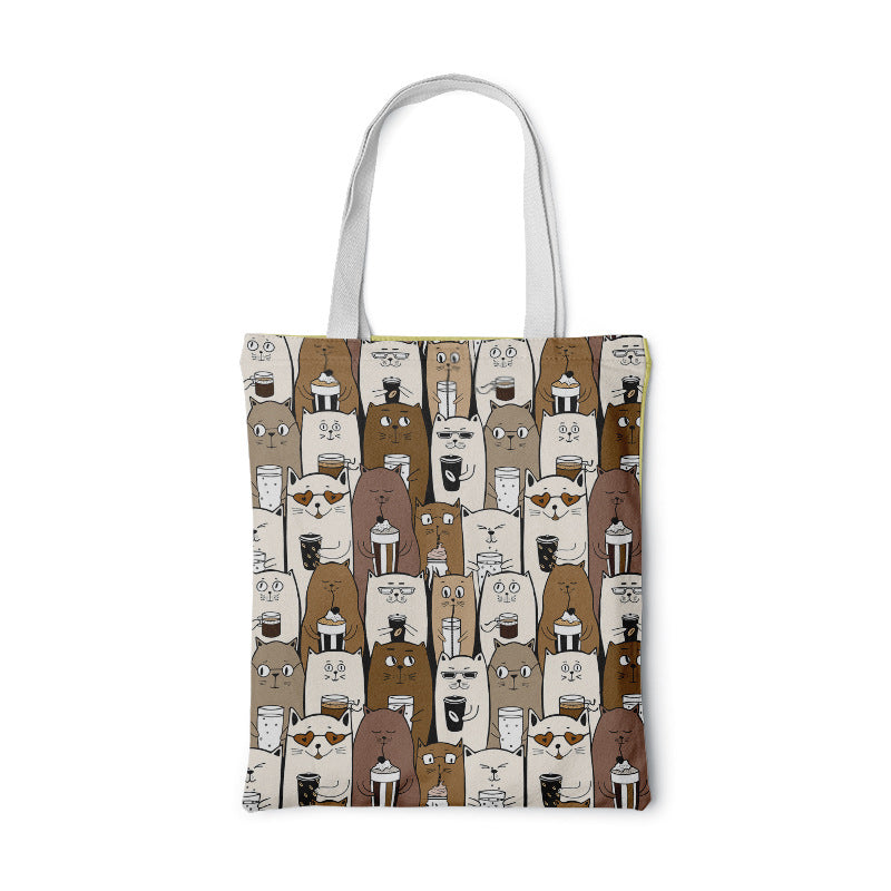 Fashion Women Foldable Canvas Handbag Cute Cartoon Animal Tote Casual Large Capacity Shopping Shoulder Bags Girls Pink Handbag Fashion Women Foldable Canvas Handbag Cute Cartoon Animal Tote Casual Large Capacity Shopping Shoulder Bags Girls Pink Handbag